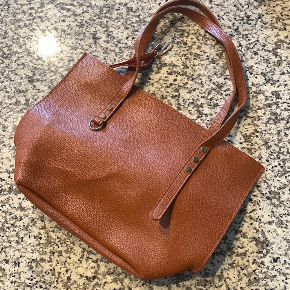 Tan Tote bag
